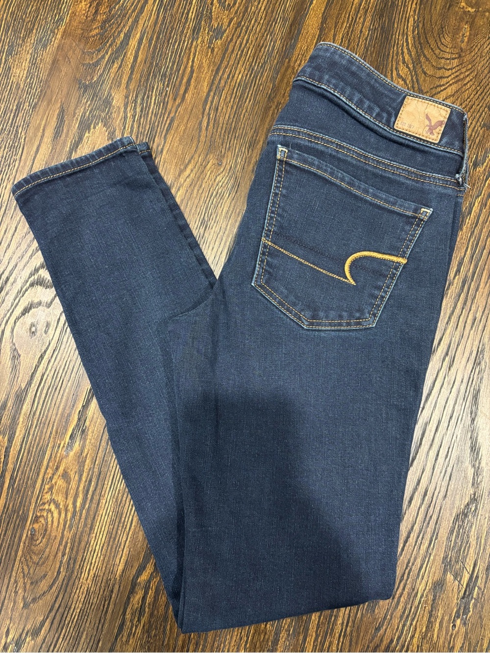 American Eagle Outfitters Dark Indigo Stretch Jeggings